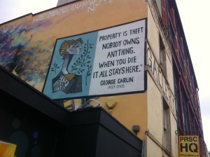 George Carlin graffiti